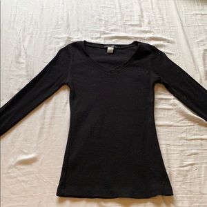 Black small long sleeve shirt